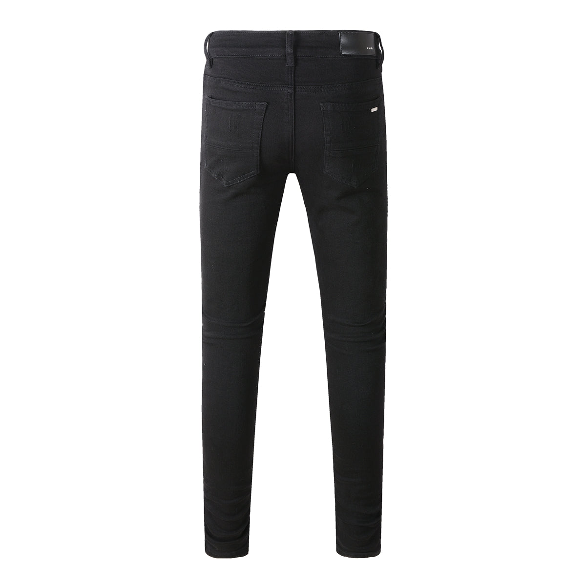 5200 High Street Trendy Brand Street Wind Ripped Beggar Jeans Slim-fit Elastic Jeans