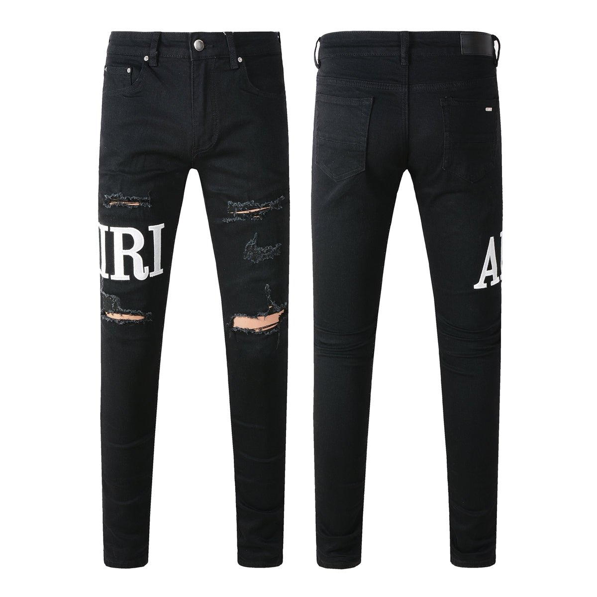 Ripped Jeans Men's Jeans High Street Trend Slim High Street Jeans #649