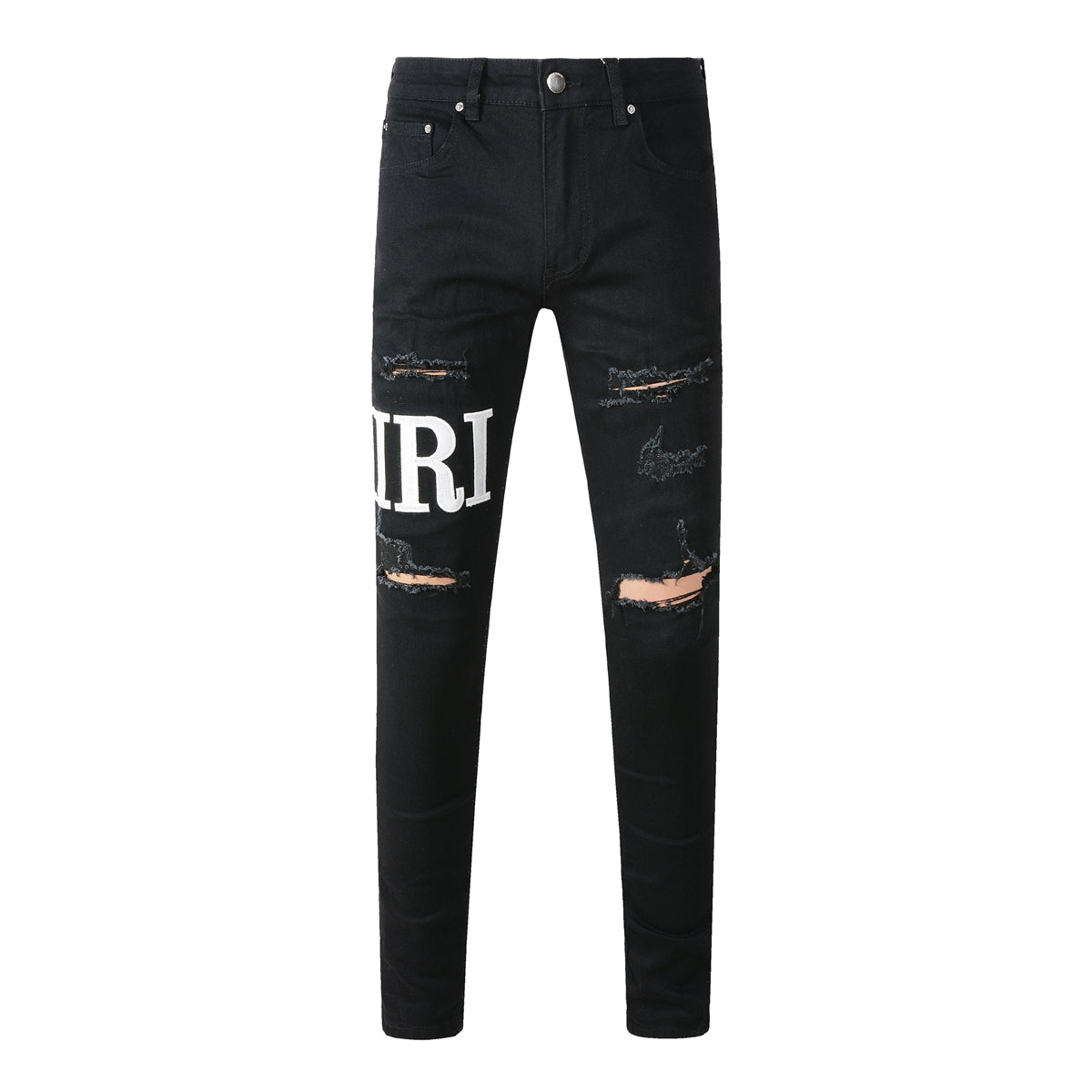 Ripped Jeans Men's Jeans High Street Trend Slim High Street Jeans #649