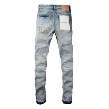 Designer Jeans For Mens Pant Stacked Jeans Men Baggy Denim Tears European Jean Hombre Mens Pants 9013