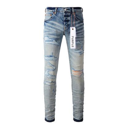 Designer Jeans For Mens Pant Stacked Jeans Men Baggy Denim Tears European Jean Hombre Mens Pants 9013