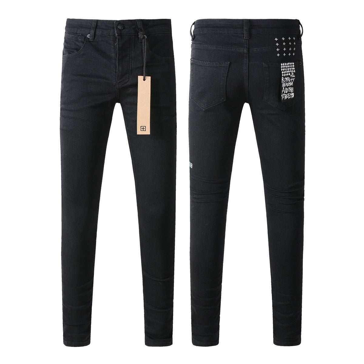 Ksubi Jeans Jean Skinny Noir Classique avec Lignes Épurées et Coupe Ajustée 3004